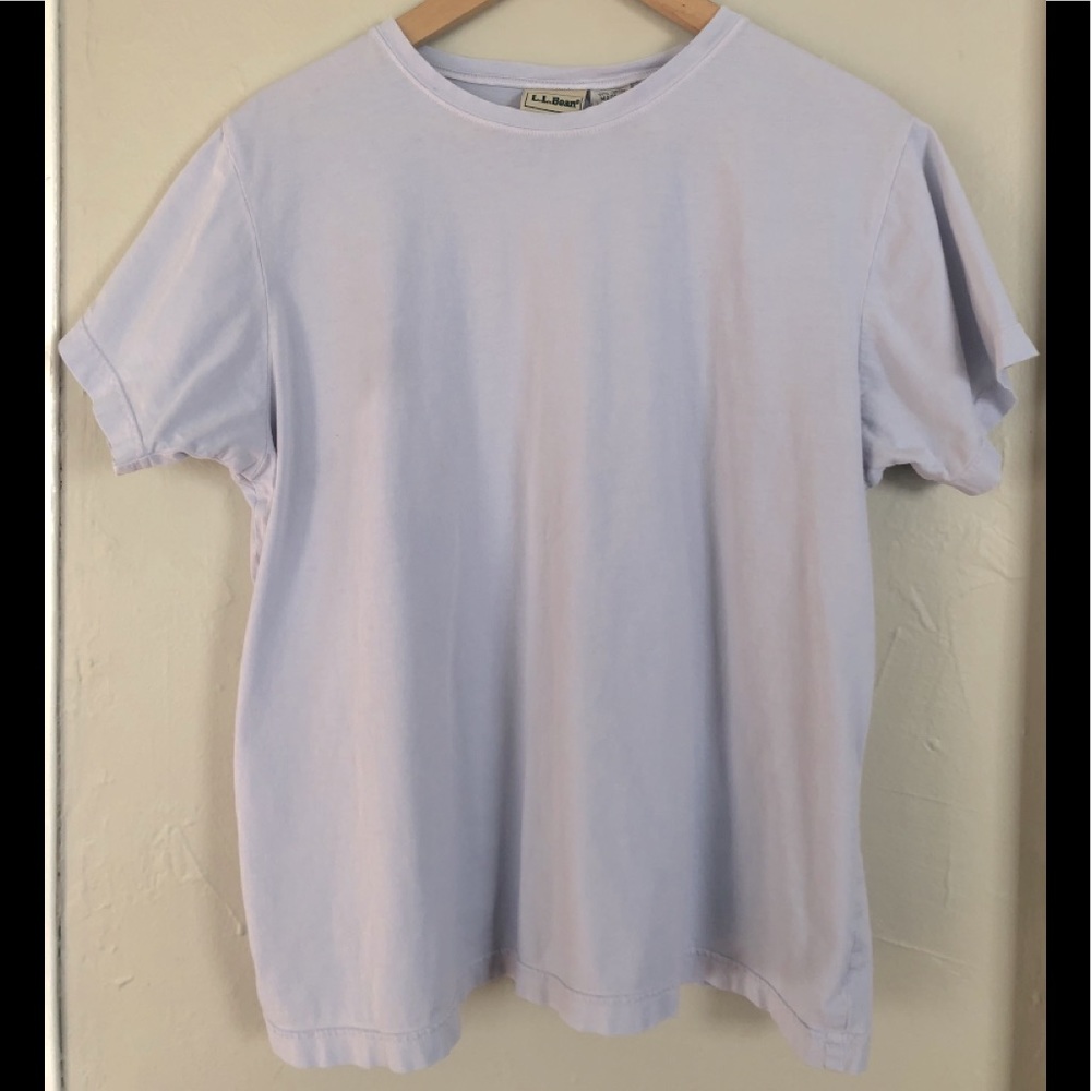 VTG 70s/80s L.L.Bean Tee, light purple 100% cotton